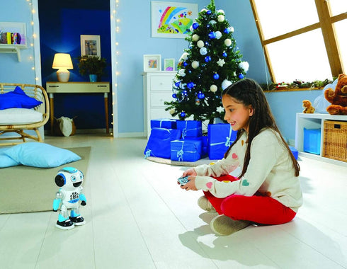 LEXiBOOK Powerman Advance - Interactive Remote Control Robot, Educational Toy for Children, Walks, Dances, Tells Stories