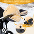 Cozy Orzbow Faux Sheepskin Stroller Gloves with Phone Pockets, Winter Extra Thick Mittens for Baby Stroller, & Warm