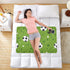 miaozhen 52" 34" Green Field Football Changing Pad Covers Water Resistant Sheet Cover Underpads Changing Pee Mats