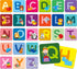 SpriteGru Memory Alphabet Matching Game (26 Pairs of 52 Pieces), Capital Letter Matching Game Cards Educational Toy