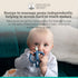 3 4 Inches, Matchstick Monkey Original Teether & Gel Applicator Silicone Baby Teether, Easy-to-Grip, BPA-Free, Supports