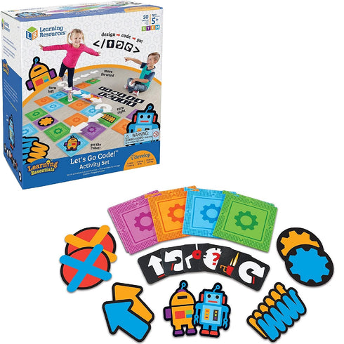 Learning Resources Let's Go Code! Activity Set, STEM Toys, Coding Toys, Develops