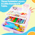 1100+ Set, 3 4-8, 8-12, SMILESSKIDDO Arts Craft Supplies for Kids - PCS Toddler DIY Craft Art Supply Portable Layered