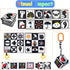 Black and White High Contrast Baby Toys 0-3 Months for Newborn, Montessori Toys Sensory Infant Tummy Time Toys Baby Essentials 0-6 Gifts