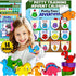 LIL ADVENTS Potty Training Reward System - 14PC Wooden Stacking Blocks with
