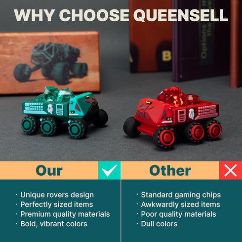2 8 Queensell Meteor Shower Board Game for Adults and Kids - Fast Strategy Game - Player Tabletop Game Educational Toys