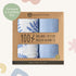 100% 47 47 Margaux & May Organic Muslin Baby Swaddle Organic Cotton, Large x Newborn Swaddle, Soft & Breathable Muslin