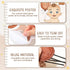 Faccito 24 Pin The Pacifier Baby Shower Games Bear Baby Shower Decorations Include Large Poster Stickers Blindfold Pin