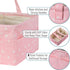 Mr. Pen- Baby Diaper Caddy Organizer, Pink with Star Pattern, Portable Car Caddy for Changing Table and Nursery