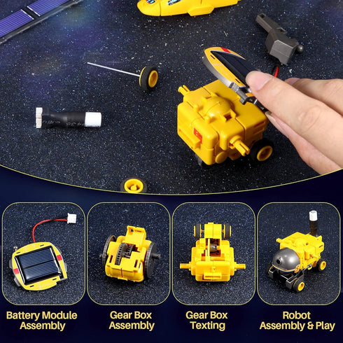 COBFDHA STEM Projects for Kids Age 8-12: Science Kits for Boys, Solar Robot Space Toys Gifts for 8-14 Year Olds