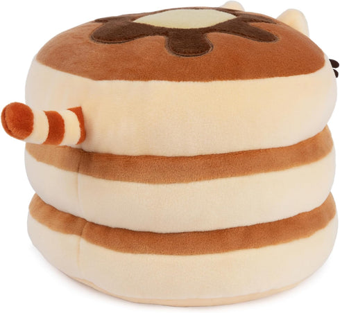 GUND Pusheen The Cat Pancake Squisheen Plush, 6” Squishy Toy Stuffed Animal for Ages 8 and Up, Brown