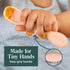 Simka Rose Baby Bowl & Spoon Set, Suction Bowls for Toddler, BPA-Free Silicone, Dishwasher & Microwave Safe (Grey)