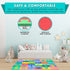 36 12" 12", 123 ProSource Kids Puzzle Alphabet, Numbers, Tiles and Edges Play Mat, by Abc