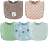 The Peanutshell Baby Bibs for Boys or Girls, Terry Cloth, Feeding, Drooling, Teething Essentials, 10 Pack, Gender