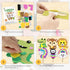 VKPI 6 Popstick Puppets Craft Kits for Kids, Foam Art Crafts Gift, Story Time Toys for Ages 4+, Birthday Party Supplies