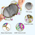 PYBUG Butterfly Round Pacifier Storage Case, Polyester & TPU Lined with Hook Buckle, Pacifier Container Box for Baby