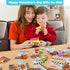 32 Pack Sets Valentines Day Gifts for Kids, Trucks Valentines Day Cards for Kids with Construction Vehicles Toys, Pull
