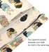 Burbuja 2 Pack, 2 Cat in Books Wet Dry Bags for Baby Cloth Diaper Waterproof Reusable Wet Bag with Zippered Pockets
