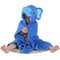 MICHLEY Animal Face Hooded Baby Towel Cotton Bathrobe for Boys Girls Blue 0-6 Year