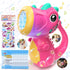 Bubble Machine Wand for Kids - Dinosaur Bubble Maker with Light & Music, Outdoor Toy for Ages 2-5, Birthday Gift