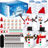 15 Pack Christmas Crafts Supplies, DIY Snowman Making Kit for Children, Christmas