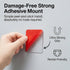JREEPEE 2 Pcs Acrylic Bathroom Wipes Holder, No Punching Wall Mounted Flushable Wipes Dispenser for Bathroom & Kitchen