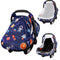 SWESEN Car Seat Covers for Babies, Carseat Cover Boy with Zipper, Cozy
