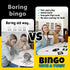Bingo with a Twist Party Game, Bingo with Action Cards, Fun Twist, Action Cards with a Block, Swap, and Steal, no More