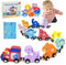 AquaArcc Toddler Boy Toys Age 1-3, Dinosaur Toy Wooden Magnetic Train Set with