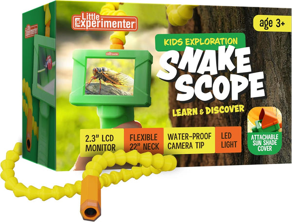 Borescope Snake Scope Camera with Light for Kids, Rechargeable Outdoor Educational STEM