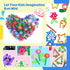 1400+ Set, 3 4-8, 8-12, SMILESSKIDDO Arts Craft Supplies for Kids - PCS Toddler DIY Craft Art Supply Portable Layered