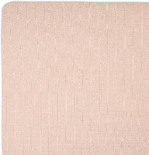 28x52'', Crane Baby Cotton Sateen Fitted Sheet, Desert Rose, Pink Crib Sheets for Girls, Soft Cotton Crib Sheets