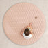48 inches Comfy Cubs Round Kids Play Mat - Medium Soft Quilted Baby Floor Mat with Non-Slip Bottom - Plush Design
