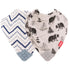 2Piece 2 Count (Pack 1) Nuby Muslin Bandana Bib with Teether, Colors May Vary