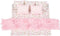 1:12 Scale Dollhouse Bedding Set for 6-Inch Dolls, 7-Piece Pink Comforter, Pillows