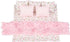 1:12 Scale Dollhouse Bedding Set for 6-Inch Dolls, 7-Piece Pink Comforter, Pillows