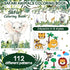 Honoson 24 4-8 Pcs Kids Coloring Books Bulk Animal Coloring Books Safari Jungle Party Favor for Kids Age Mini DIY