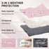 Miracle Baby Bunting Bag for Stroller, Warm Fleece Footmuff with Zippers, Convertible Infant Toddler Sleeping Bag