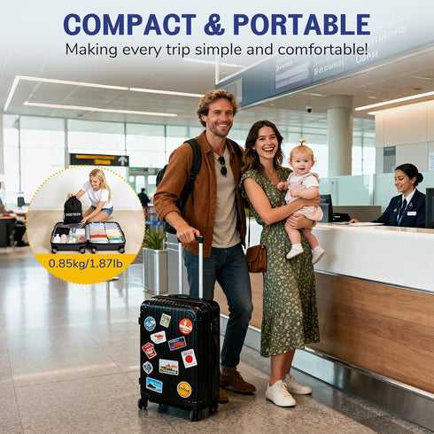 Toddler Airplane Bed - Inflatable Airplane Bed for Toddlers, Blow Up Air Mattress for Kids, Travel Baby Mattress Plane