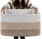 OIAHOMY Large Blanket Basket, 22x17x12 Rectangle Woven Baskets, Nursery Blanket Storage Living