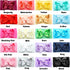 Yxiang 20PCS Baby Girl Bows Headbands, 4" Super Elastic Nylon Hairbands, Cute Handmade Ribbon Bows for Babies
