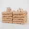 Daxue 10 Pcs Baby Muslin Washcloths 100% Natural Cotton Unbleached, Extra Soft Baby