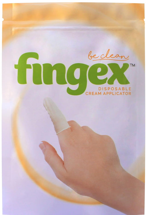 Fingex (50) Disposable Cream Applicators for Clean Diaper Cream and Baby Lotion Application. Latex Finger Guards.