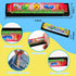 Harmonica,16 Class(12 UPINS Holes Cartoon Musical Instrument,Beginners Harmonica for Musical Party for Music Styles)