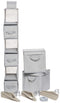 Delta Children Nursery Storage Set - 48 Piece Dove Grey for Easy Organization