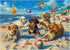 Funny Dog Puzzles for Adults 1000 Pieces - PICKFORU Beach Puzzle Collection, Cute Dog and Puppy Puzzle