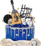 BANBALLON 15 PCS Guitar Cake Toppers Music Theme Birthday Cake Decorations for Musical
