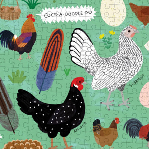 Princeton Architectural Press Chickenology 1000 Piece Puzzle