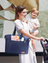 Large Waterproof Diaper Bag Tote with Changing Pad