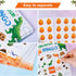 WERNNSAI Watercolor Dinosaur Bingo Party Games - 24 Players Dino Birthday Bingo Cards for Kids